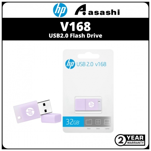 HP V168-Purple 32GB USB2.0 Flash Drive