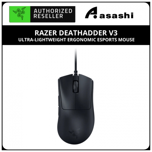 PROMO - Razer DeathAdder V3 Ultra-lightweight Ergonomic Esports Mouse