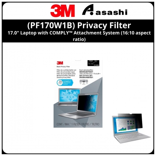 3M (PF173W9B) Privacy Filter for 17.3