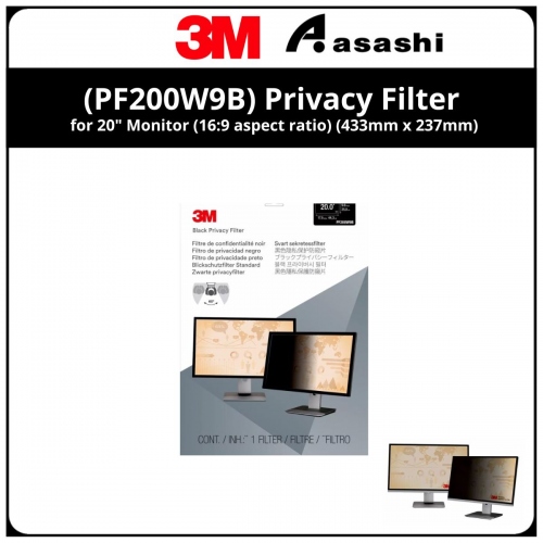3M (PF200W9B) Privacy Filter for 20