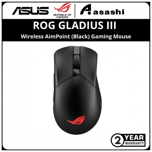 PROMO - ASUS ROG GLADIUS III Wireless AimPoint (Black) Gaming Mouse (P711)