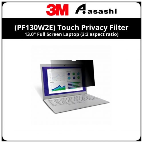 3M (PF130W2E) Touch Privacy Filter for 13.0