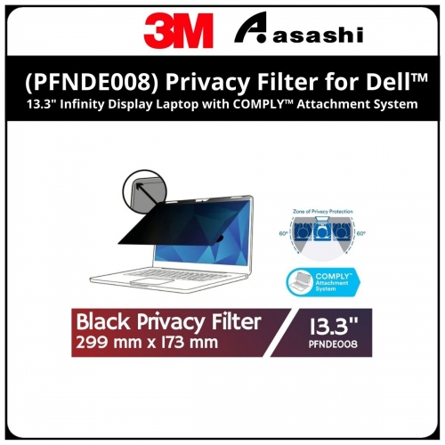 3M™ (PFNDE008) Privacy Filter for Dell™ 13.3