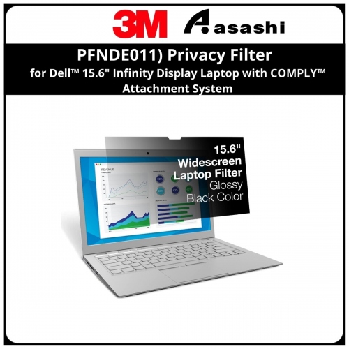3M™ (PFNDE011) Privacy Filter for Dell™ 15.6