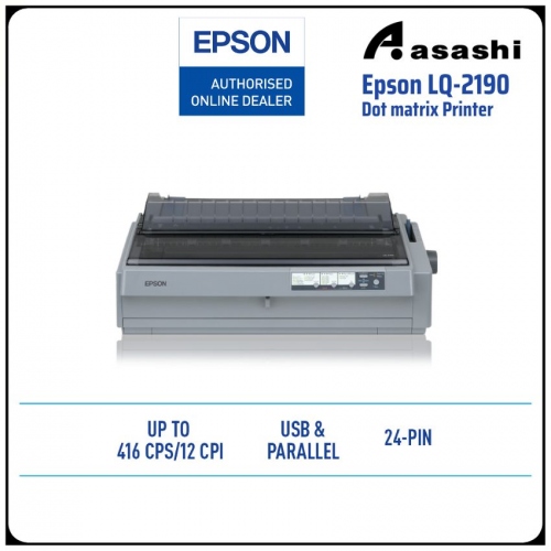 Epson LQ-2190 24pin 1+5 Copies Dot Matrix Printer