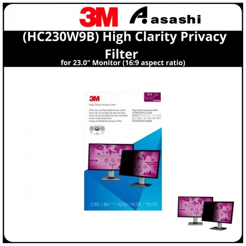3M™ (HC230W9B) High Clarity Privacy Filter for 23.0