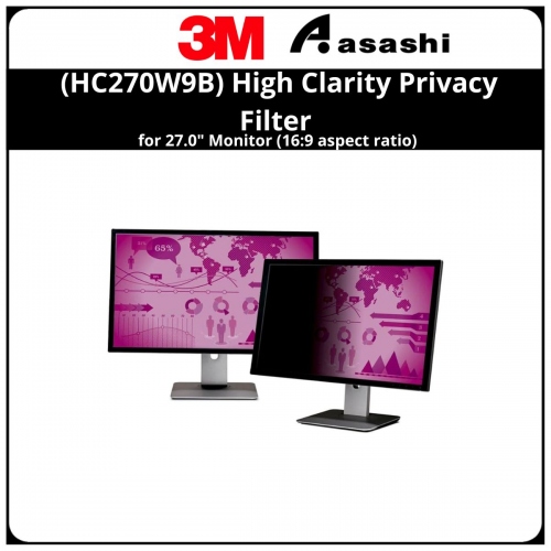 3M™ (HC270W9B) High Clarity Privacy Filter for 27.0