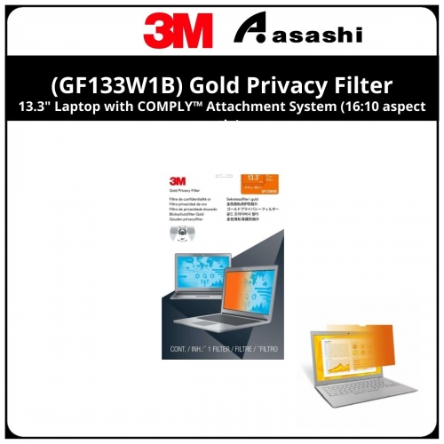 3M™ (GF133W1B) Gold Privacy Filter for 13.3