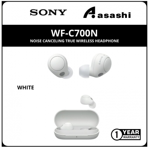Sony WF-C700N-White Noise Canceling True Wireless Headphone (1 yrs Limited Hardware Warranty)