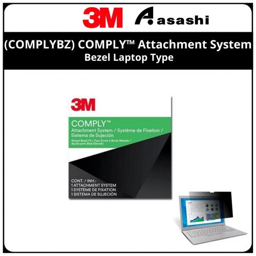 3M™ (COMPLYBZ) COMPLY™ Attachment System - Bezel Laptop Type