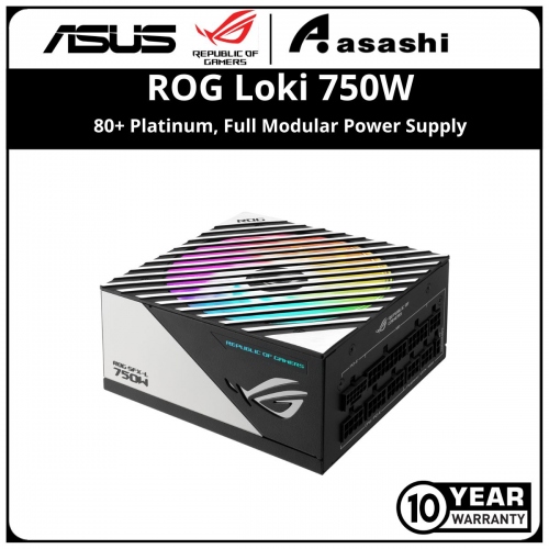 ASUS ROG Loki 750W SFX-L 80+ Platinum, Fully Modular Power Supply (10 Years Warranty)
