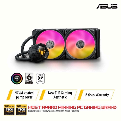 Asus TUF Gaming LC 240 ARGB AIO Liquid CPU Cooler