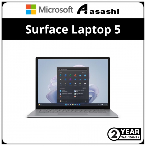 Microsoft Surface Laptop 5 Commercial-R1A-00018-(Intel Core i5-12Gen/8GB LDDR5x/256GB SSD/13.5