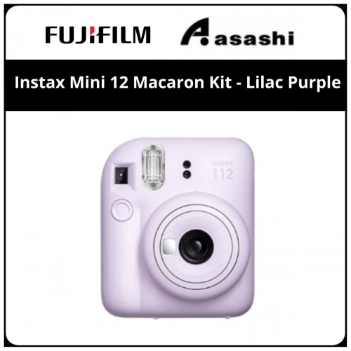 Fujifilm Camera Instax Mini 12 Macaron Kit - Lilac Purple