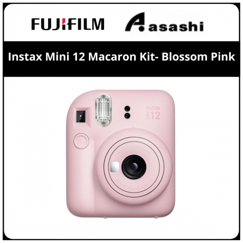 Fujifilm Camera Instax Mini 12 Macaron Kit- Blossom Pink