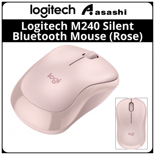 Logitech M240 Silent Bluetooth Mouse (ROSE)
