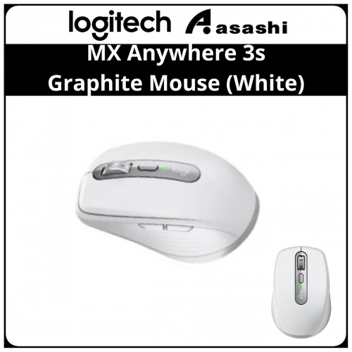 LOGITECH MX ANYWHERE 3S GRAPHITE MOUSE-Pale Grey (910-006933)