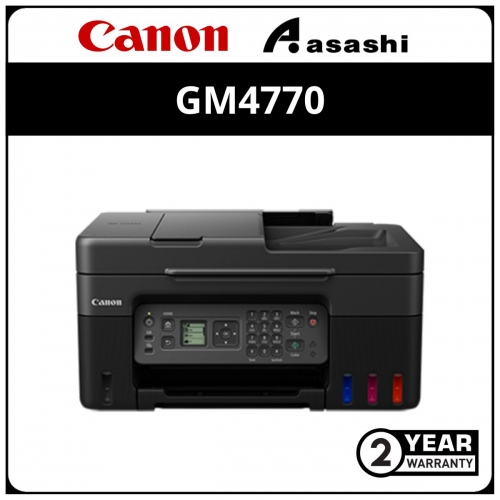 Canon G4770 A4 Ink Efficient Printer (Print,Scan,Copy,Fax & Wifi Direct) 2 Yrs Warranty or 30,000pages whichever comes first