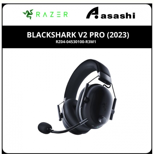Razer BlackShark V2 Pro (2023) - Black (HS Wireless/BT, HyperClear Super Wideband Mic, THX Spatial Audio, Up to 70hrs Batt Life)