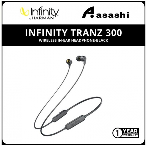 Infinity Tranz 300 Wireless In-Ear Headphone-Black