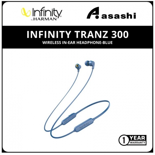 Infinity Tranz 300 Wireless In-Ear Headphone-Blue