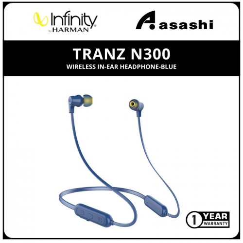 Infinity Tranz N300 Wireless In-Ear Headphone-Blue
