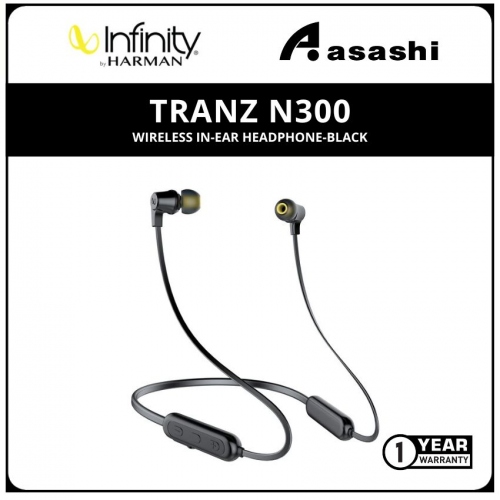 Infinity Tranz N300 Wireless In-Ear Headphone-Black