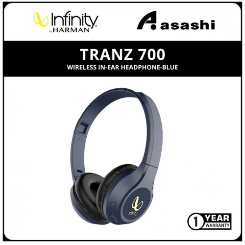 Infinity Tranz 700 Wireless In-Ear Headphone-Blue