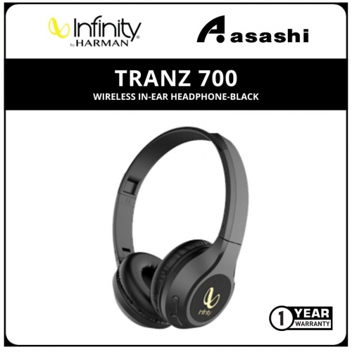 Infinity Tranz 700 Wireless In-Ear Headphone-Black
