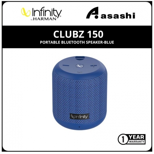 Infinity Clubz 150 Portable Bluetooth Speaker-Blue