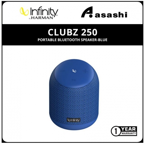 Infinity Clubz 250 Portable Bluetooth Speaker-Blue