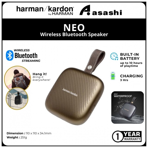 Harman Kardon Neo Wireless Bluetooth Speaker - Copper