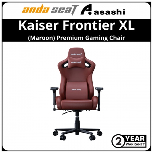 ANDA SEAT Kaiser Frontier Premium Gaming Chair (XL) - Maroon