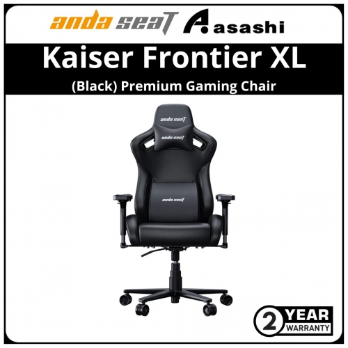 ANDA SEAT Kaiser Frontier Premium Gaming Chair (XL) - Black