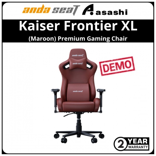 DEMO - ANDA SEAT Kaiser Frontier Premium Gaming Chair (XL) - Maroon