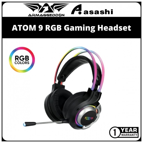 Armaggeddon ATOM 9 RGB Gaming Headset