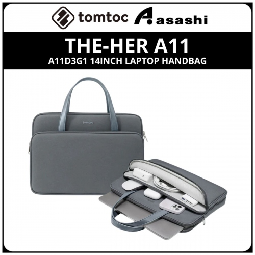 Tomtoc A11D3G1 (Grey) THE-HER A11 14inch Laptop Handbag