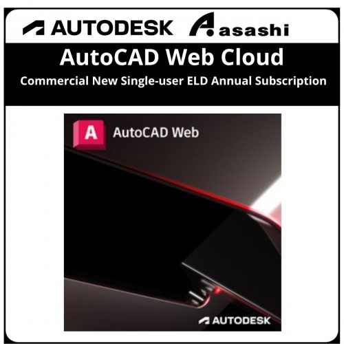 Autodesk AutoCAD Web CLOUD Commercial New Single-user ELD Annual Subscription