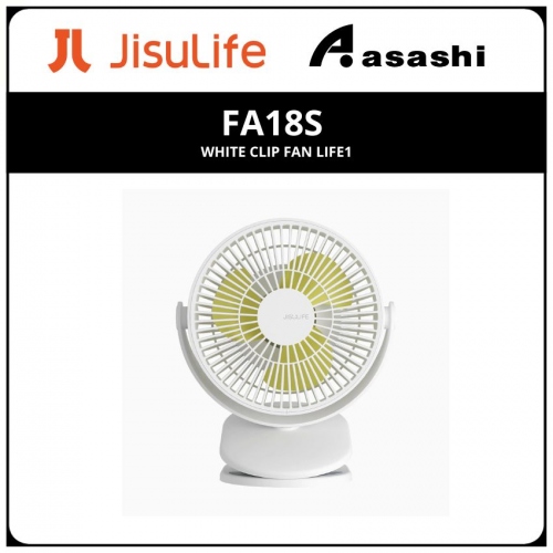 JisuLife FA18S White Clip Fan Life1