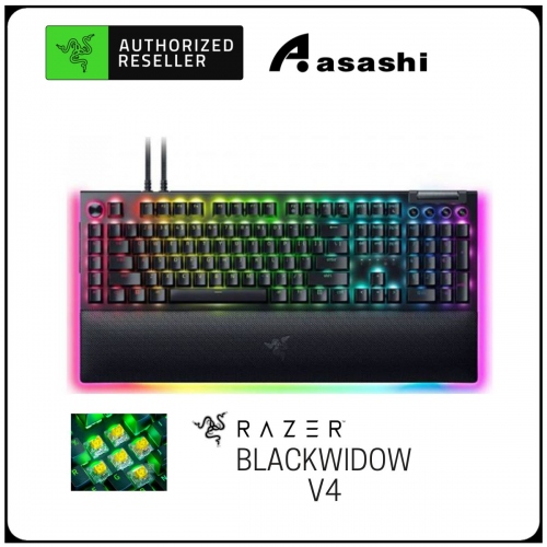 Razer BlackWidow V4 - Yellow Switch (Mechanical Gaming Keyboard with Razer Chroma™ RGB)