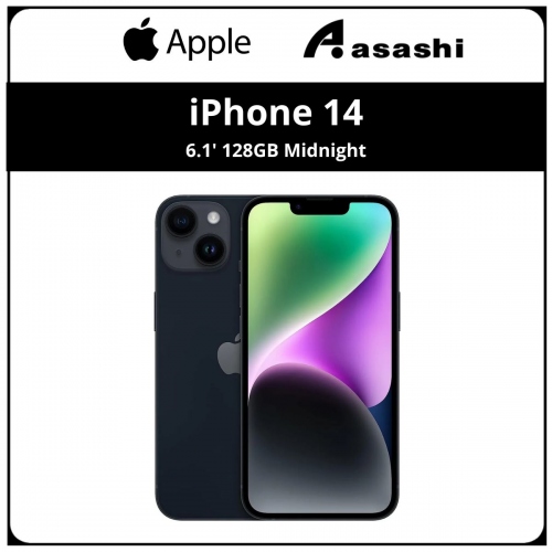 Apple iPhone 14 128GB Midnight (MPUF3ZP/A)