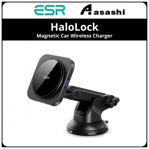 ESR 2C522A HaloLock Magnetic Car Wireless Charger - Black