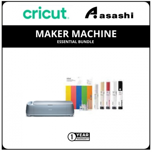 Essential Bundle - Cricut Maker Machine (Bundle Item: 2004326,2008571,2004409,2008406,2002363,2007793)
