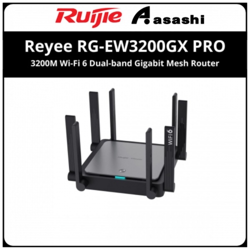 Ruijie Reyee RG-EW3200GX PRO 3200M Wi-Fi 6 Dual-band Gigabit Mesh Router