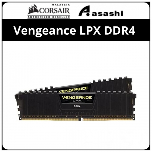 Corsair Vengeance LPX Black DDR4 16GB 3600MHz CL18 XMP Support Performance PC Ram - CMK16GX4M1D3600C18