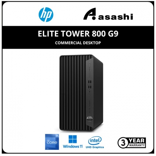 HP Elite Tower 800 G9 Commercial Desktop-8F6E1PA-(Intel Core i7-13700/16GB DDR5/512GB SSD+1TB HDD/Nvidia RTX3070 8GB Graphic/HP Slim DVDRW/HP Keyboard & Mouse/Win11 Pro/3Y)