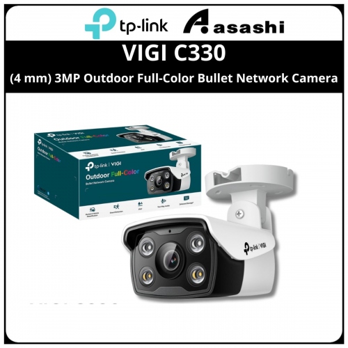 TP-Link VIGI C330 (4 mm) 3MP Outdoor Full-Color Bullet Network Camera