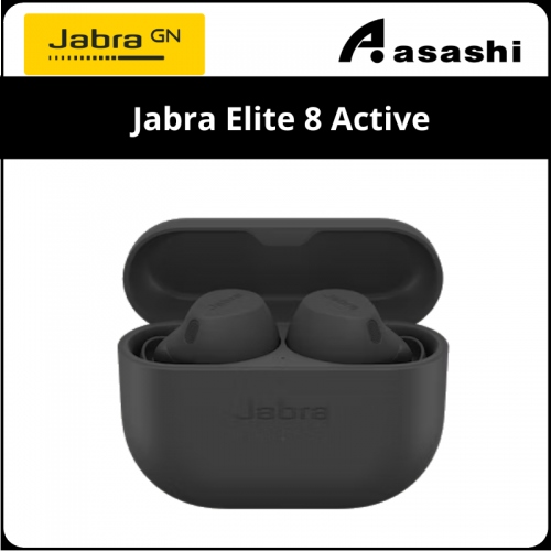 Jabra Elite 8 Active True Wireless Earbud - Dark Grey (2 yrs Limited Hardware Warranty)