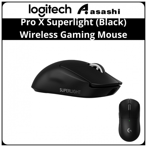 Logitech PRO X SUPERLIGHT 2 Lightspeed Wireless Gaming Mouse (910-006632) - BLACK