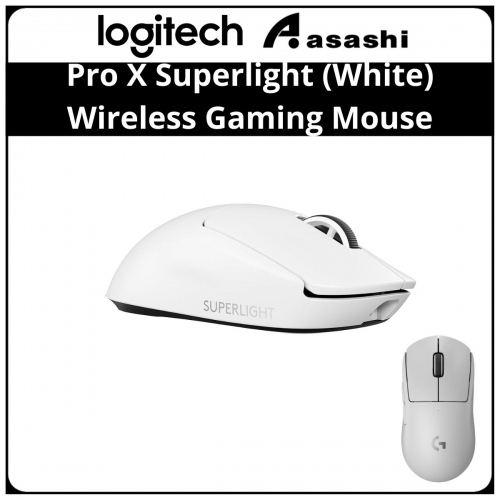 Logitech PRO X SUPERLIGHT 2 Lightspeed Wireless Gaming Mouse (910-006640) - WHITE